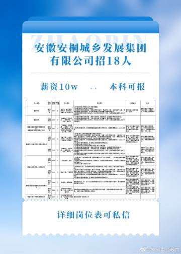 桐城最新招聘全面解析，岗位、待遇与求职指南